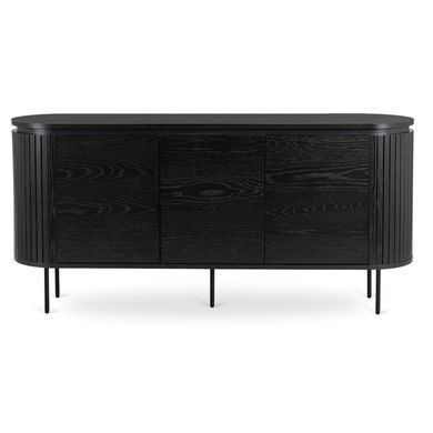 Комод MEBEL ELITE BECK 160 Черный фотография