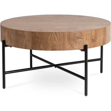 Журнальний столик MEBEL ELITE BELIEF 80x80 Дуб фотографія