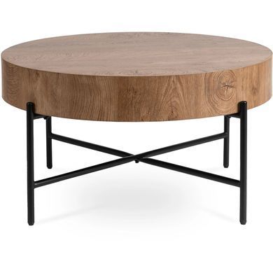 Журнальний столик MEBEL ELITE BELIEF 80x80 Дуб фотографія