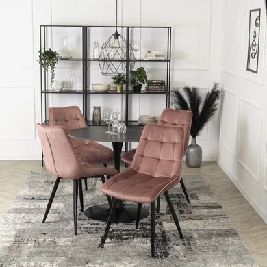 Стул бархатный MEBEL ELITE RIO Velvet, Розовый фотография