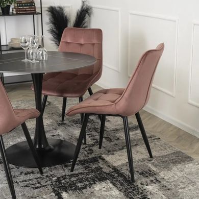 Стул бархатный MEBEL ELITE RIO Velvet, Розовый фотография
