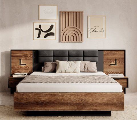 Спальня Perfect Home Милтон / Milton C Каштан/антрацит фотография