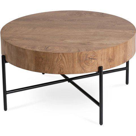 Журнальний столик MEBEL ELITE BELIEF 80x80 Дуб фотографія