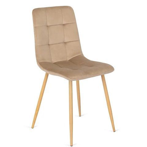 Стул бархатный MEBEL ELITE FREDY Velvet, Бежевый фотография