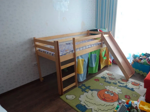 Ліжко дитяче NEO PLUS Halmar 89x197 Сосна фотографія
