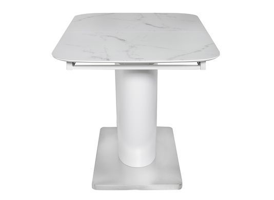 Стіл Обідній DAOSUN DT 874 120-80 Білий Мармур фотографія