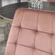 Стул бархатный MEBEL ELITE RIO Velvet, Розовый