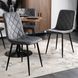 Стілець оксамитовий MEBEL ELITE FORIS Velvet Сірий
