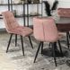 Стул бархатный MEBEL ELITE RIO Velvet, Розовый