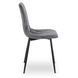 Стілець оксамитовий MEBEL ELITE FORIS Velvet Сірий