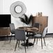 Стілець оксамитовий MEBEL ELITE FORIS Velvet Сірий