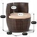 Комплект садових меблів MEBEL ELITE FRIO Коричневий/Беж