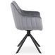 Стілець поворотний MEBEL ELITE MUMBAI 2 Velvet&nbsp;Сірий