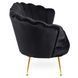 Софа MEBEL ELITE ZENDAYA 138 см Чорний
