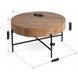 Журнальний столик MEBEL ELITE BELIEF 80x80 Дуб
