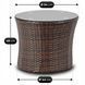 Комплект садових меблів MEBEL ELITE FRIO Коричневий/Беж