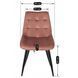 Стул бархатный MEBEL ELITE RIO Velvet, Розовый