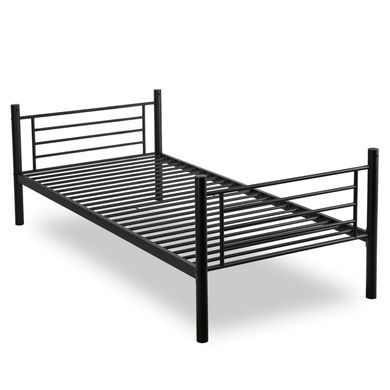 Двоярусне ліжко 90x200 см MEBEL ELITE RODEZ чорний фотографія