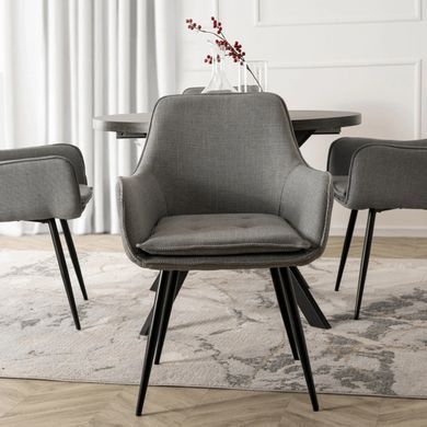 Стілець MEBEL ELITE EDRICK Сірий фотографія