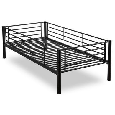 Двоярусне ліжко 90x200 см MEBEL ELITE RODEZ чорний фотографія