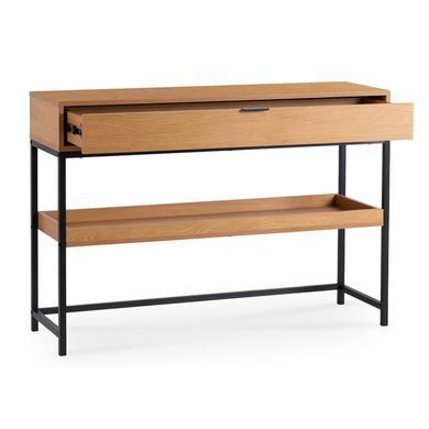 Консоль MEBEL ELITE RUBY 110 дуб фотография