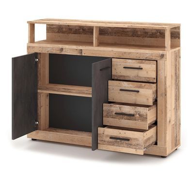 Комод MEBEL ELITE BLAGO MIDI A 120 необработанный дуб фотография