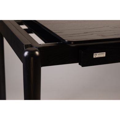 Стол раскладной Eclipse Lovko 130+60 x 80 черный фотография