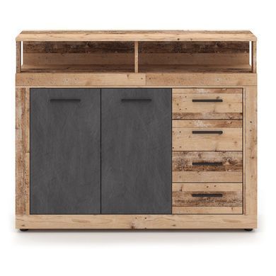 Комод MEBEL ELITE BLAGO MIDI A 120 необработанный дуб фотография