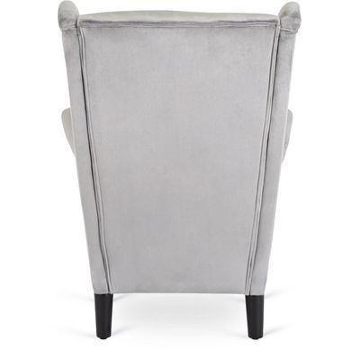 Крісло м'яке оксамитове MEBEL ELITE KLARIS 2 Velvet Сірий фотографія