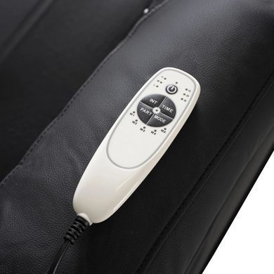 Массажное кресло MEBEL ELITE BOX экокожа Черный фотография