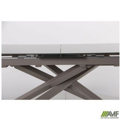 Стіл розкладний Gerald beige AMF 160(200)X90 glass Quartz beige фотографія