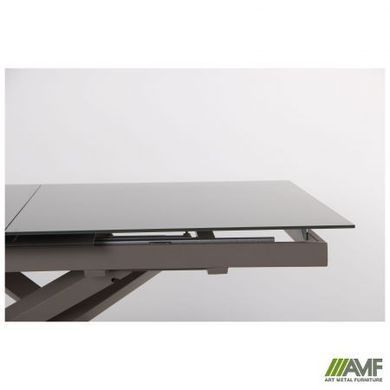 Стіл розкладний Gerald beige AMF 160(200)X90 glass Quartz beige фотографія