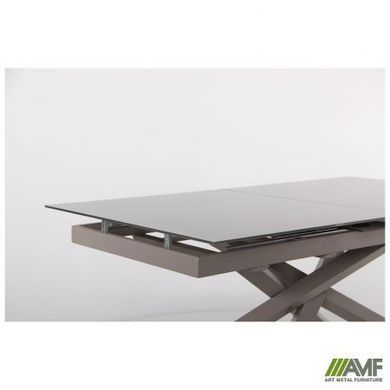 Стіл розкладний Gerald beige AMF 160(200)X90 glass Quartz beige фотографія