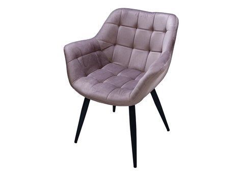 Крісло ELEGANTE Velvet Intarsio Антична Троянда фотографія