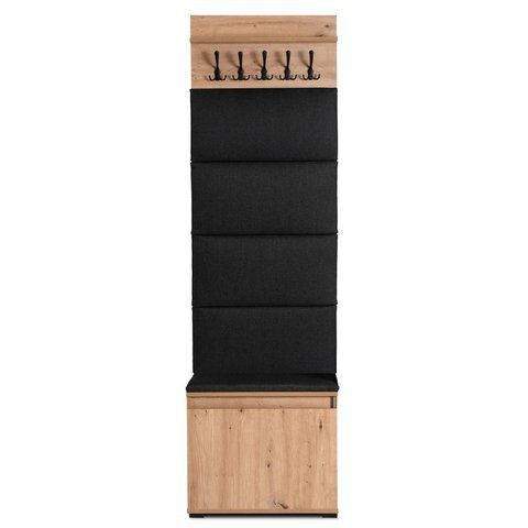 Прихожая MEBEL ELITE MODENA 60 Дуб Артизан/графит фотография