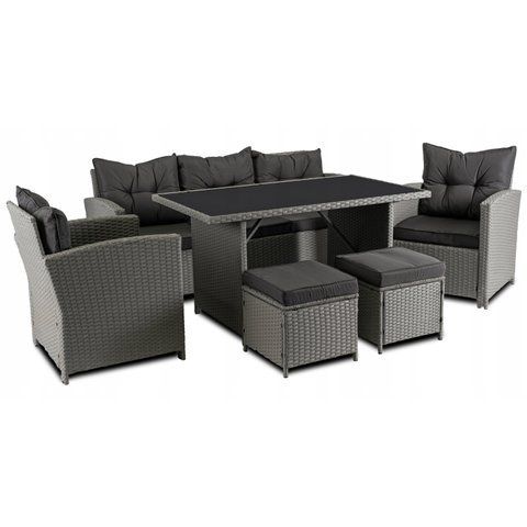 Комплект садовой мебели MEBEL ELITE COLORADO Серый