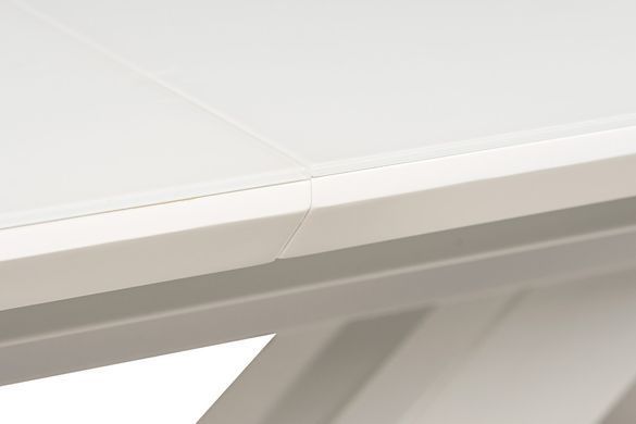 Стіл розкладний TML-500VETRO 140/180x80 Білий Матовий фотографія