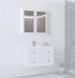 Шкафчик зеркальный для ванной комнаты TORETO 70x80/2D Halmar Белый