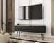Тумба під телевізор Perfect Home Оро / Oro 2-дверна з чорними ніжками RTV135 Чорний
