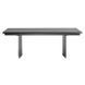 Стіл розкладний REAL BLACK MARBLE Concepto 180(260)x90 Кераміка Чорний