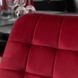 Стілець оксамитовий MEBEL ELITE RICK Velvet, Бордовий