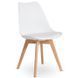 Стул MEBEL ELITE SCANDI Белый/Дуб фотография