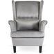 Крісло м'яке оксамитове MEBEL ELITE KLARIS 2 Velvet Сірий