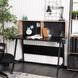 Письменный стол MEBEL ELITE ICE 138,5 см Черный/Дуб