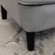 Крісло м'яке оксамитове MEBEL ELITE KLARIS 2 Velvet Сірий