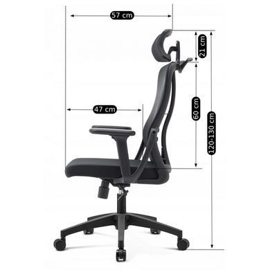 Стул офисный поворотный MEBEL ELITE JULIET Черный фотография