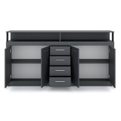 Комод MEBEL ELITE BLAGO 190 антрацит фотографія