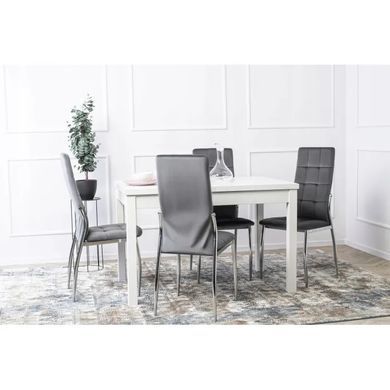 Стіл розкладний MEBEL ELITE SKUBI 120(160)х75 см Білий фотографія