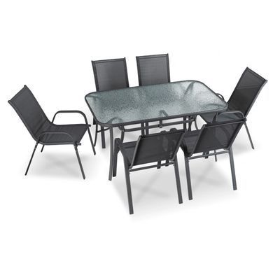 Комплект садових меблів MEBEL ELITE LIBERTY Чорний