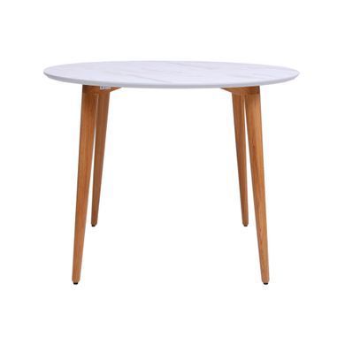 Стол Dan d-100 Lovko HPL Arpa 3346 Ker / дуб фотографія